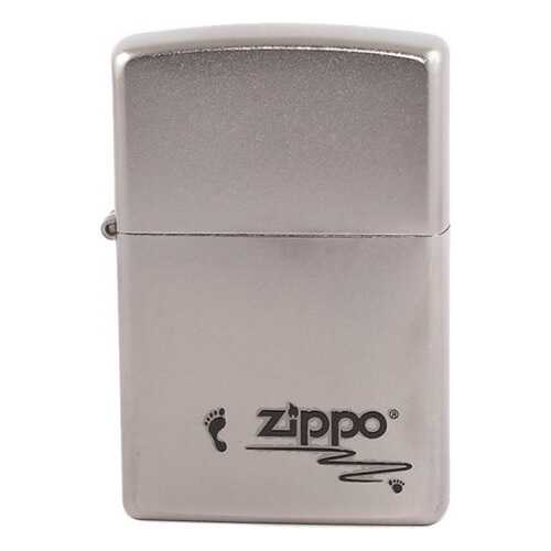 Зажигалка Zippo №205 Footprints Satin Chrome