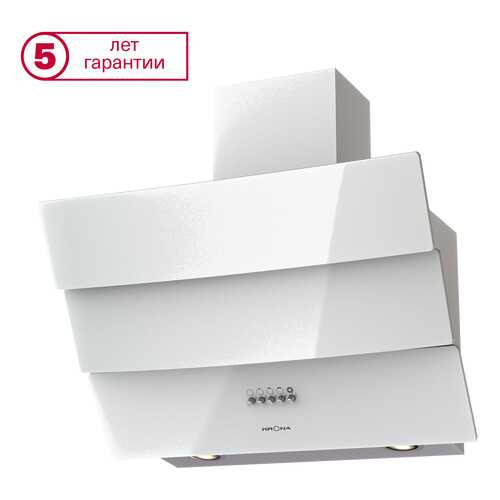 Вытяжка наклонная Krona Inga 600 push button White