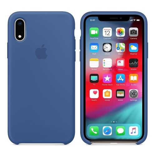 Чехол Silicone Case для Apple iPhone XR Delft Blue (MWV1CFE/A)