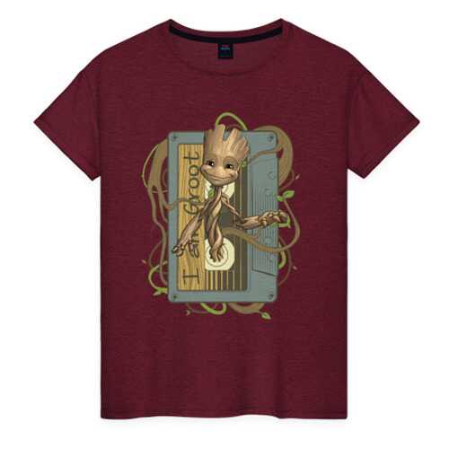 Футболка женская ВсеМайки 2166493 красная XXXL
