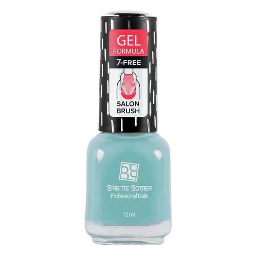 Лак с гелевым эффектом Brigitte Bottier Gel Formula тон 63 светло-голубой, 12 мл