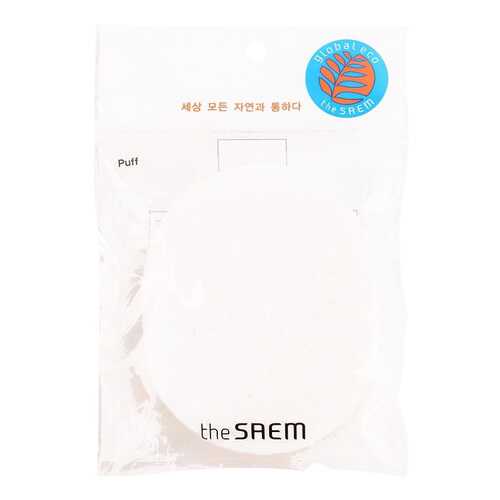 Спонж очищающий The Saem Cleansing Sponge Белый, 1 шт