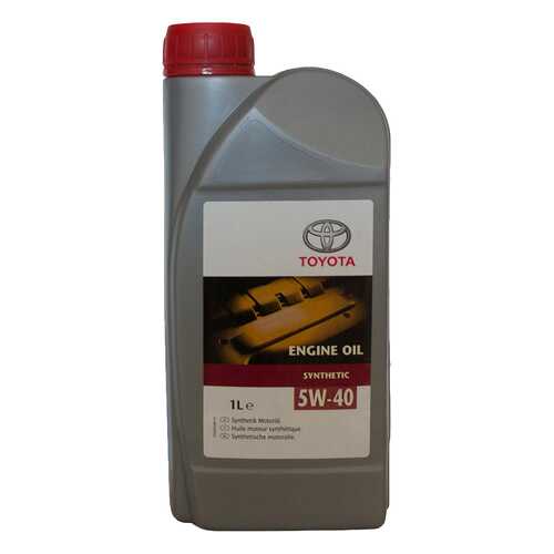 Моторное масло Toyota Engine Oil Synthetic 5W-40 1л