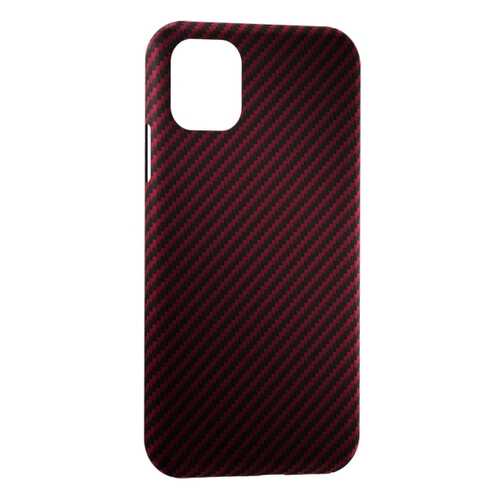 Чехол Lyambda Сarbon Series для iPhone 11 Red Matte