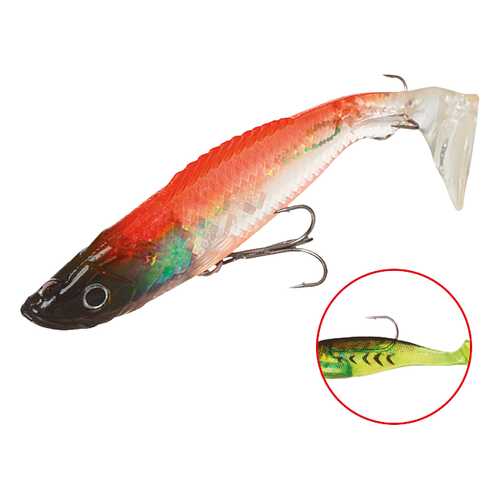 Виброхвост оснащенный Mikado Crystal Fish WXH-59 10 см, 82, 2 шт.