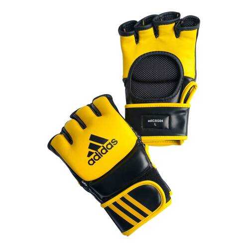 Перчатки для смешанных единоборств Adidas Ultimate Fight желто-черные L