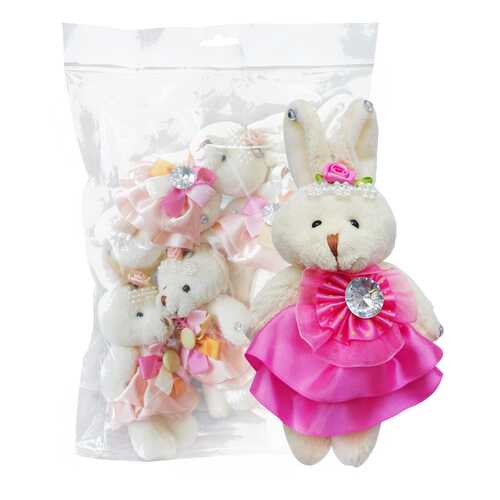 Набор мягких игрушек Color KIT Заяц в розовом, 5 шт.