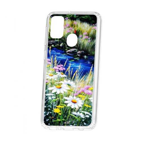 Чехол Kruche Samsung Galaxy M30S Print Ромашки у ручья