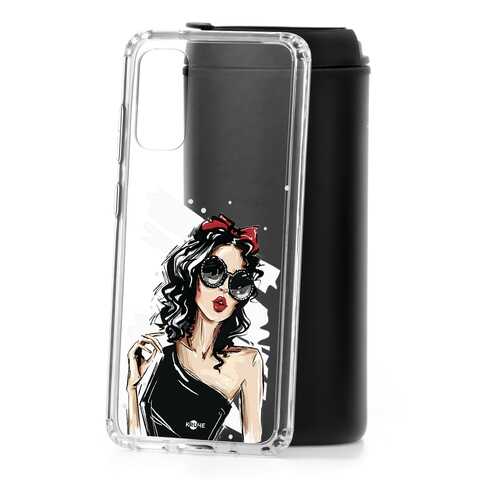 Чехол Samsung Galaxy S20 Kruche Print Фэшн леди