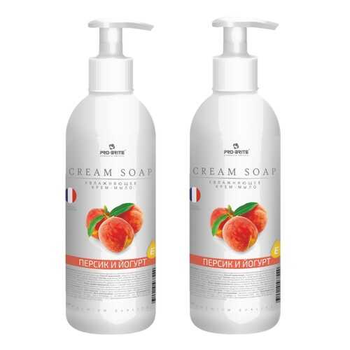 Pro-Brite Cream Soap Жидкое крем-мыло Персик и йогурт 500мл - 2 шт