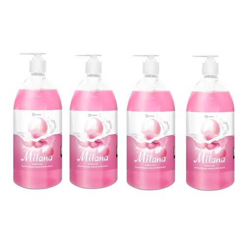 4 Шт. Жидкое крем-мыло Grass Milana fruit bubbles 1000 мл