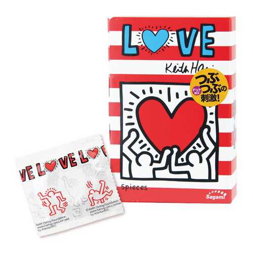 Презервативы Sagami Love Keith Haring 12 шт.