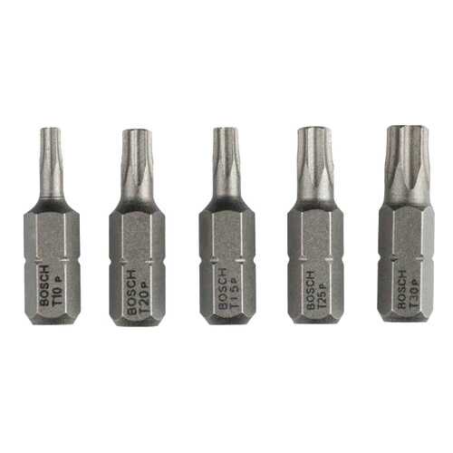 Набор бит Bosch TORX10/15/20/25/30 25мм XH 2607001768
