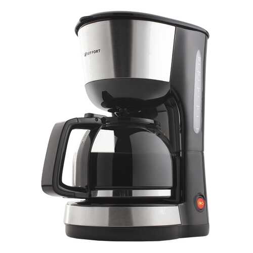 Кофеварка капельного типа Kitfort KT-715 Black/Silver