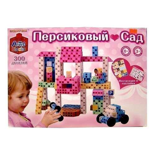 Конструктор пластиковый ЗНАТОК Персиковый сад 300 деталей