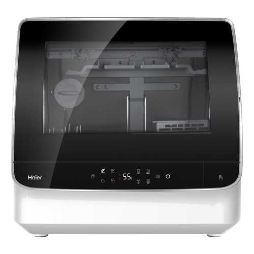 Посудомоечная машина компактная Haier DW2-STFBBRU white/black