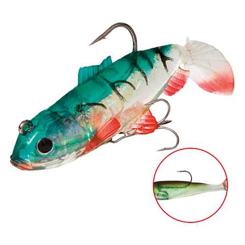 Виброхвост оснащенный Mikado Crystal Fish WXH-63 6 см, 73, 2 шт.