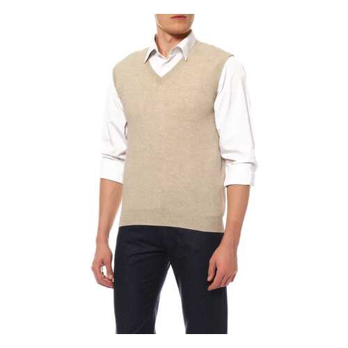 Жилет мужской Mir cashmere 3-16-003WE бежевый XL
