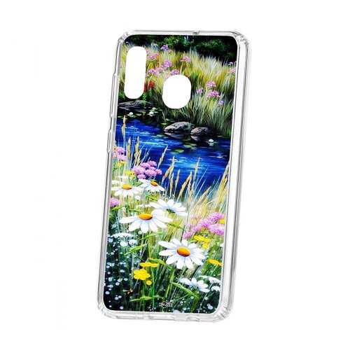 Чехол Kruche Samsung Galaxy A20 2019 Print Ромашки у ручья