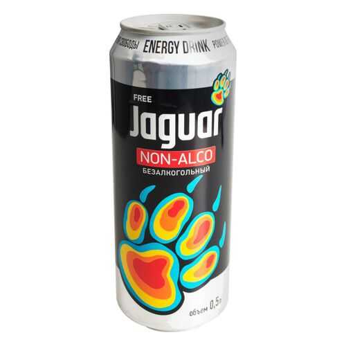 Напиток энергетический Jaguar безалкогольный жестяная банка 0.5 л