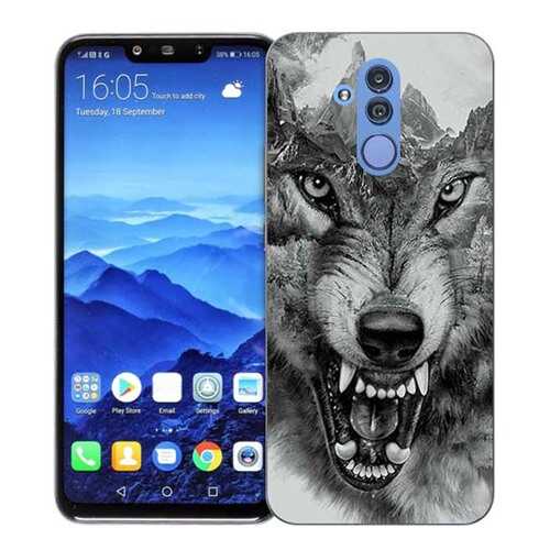 Чехол RE:PA для Huawei Mate 20 Lite с принтом Волк в горах