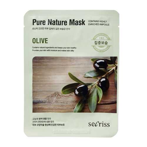 Маска для лица Anskin Secriss Pure Nature Mask Pack Olive 25 мл