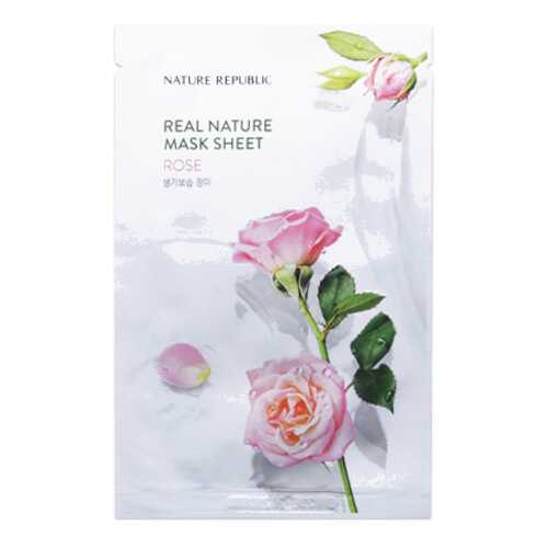Маска для лица Nature Republic Real Nature Rose Mask Sheet 22 г