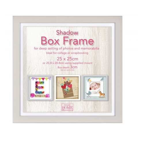 Фоторамка Innova ''Shadow Box Grey'' 25x25 см (окно 21x21 см)