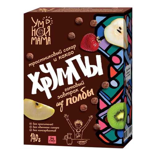 Готовый завтрак Умная мама из полбы хрумпы с какао
