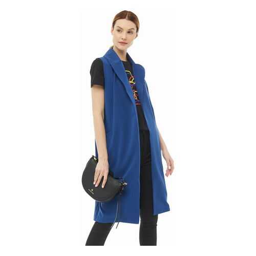 Жилет женский D&M by 1001DRESS DM01676BL синий XS