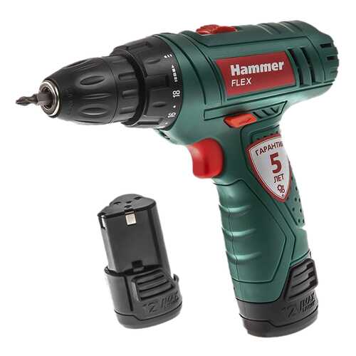 Аккумуляторная безударная дрель-шуруповерт Hammer ACD12/2LE 101-053