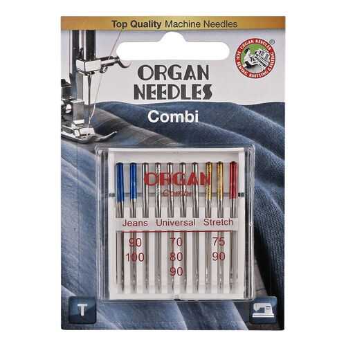 Иглы Organ универсальные 10/COMBI Blister