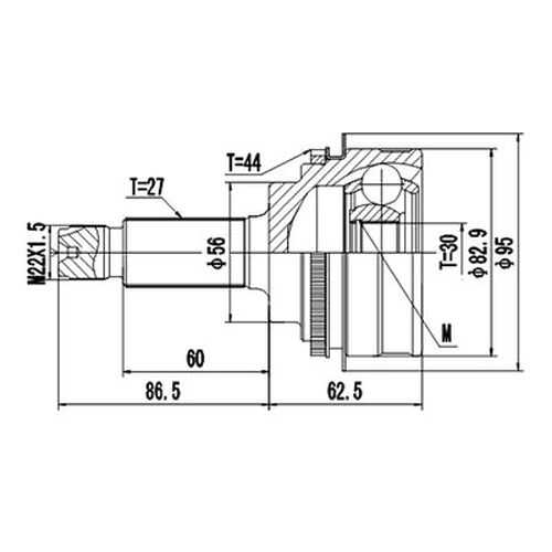 Шрус DYNAMATRIX DCV856009