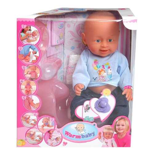 Пупс с горшком и аксессуарами Warm Baby 35 см Gratwest Д62526