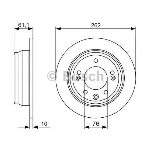 Тормозной диск Bosch 0986479508