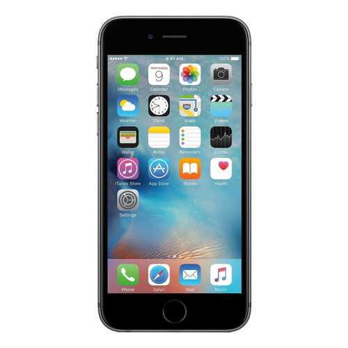 Смартфон Apple iPhone 6s 16Gb Space Gray (FKQJ2RU/A) восстановленный