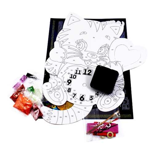 Аппликация из страз, пайеток Danko Toys Котёнок