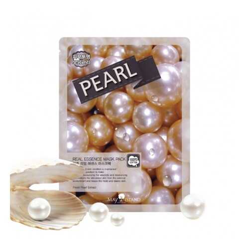 Маска для лица тканевая May Island Real Essence Pearl Mask Pack 25мл