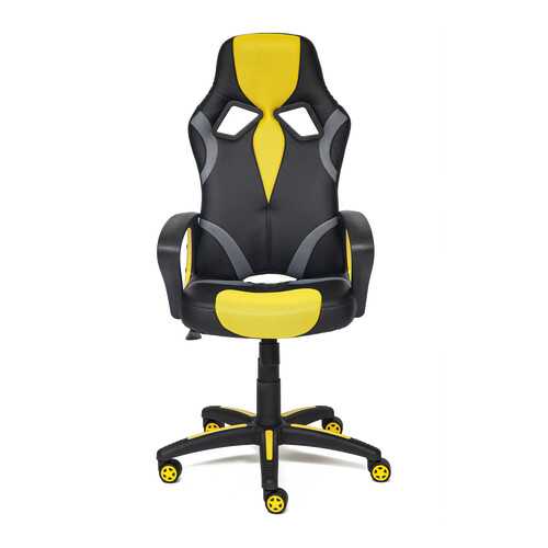 Игровое кресло TetChair Runner, желтый/черный