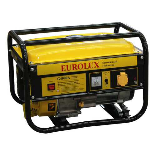 Бензиновый генератор G4000A Eurolux, 1 шт