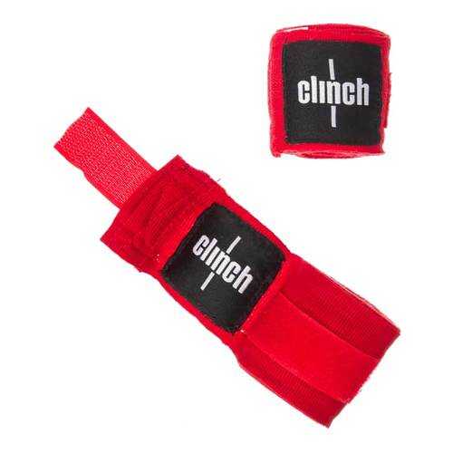 Бинты эластичные Clinch Boxing Crepe Bandage Punch красные 2,55 м