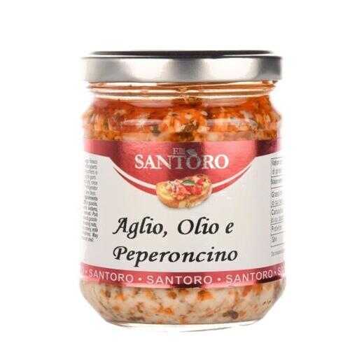 Соус итальянский Santoro из измельченного чеснока 180 г