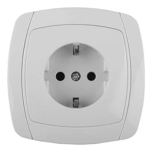 Электрическая розетка СВЕТОЗАР SV-54205-W