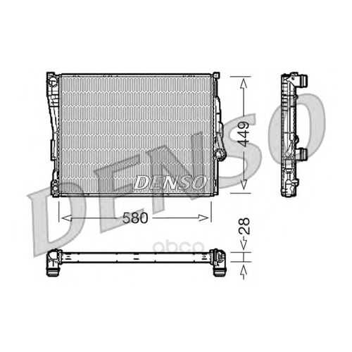 Радиатор системы охлаждения bmw e46 2.0/2.5/2.8/3.0 98-05 Denso DRM05069