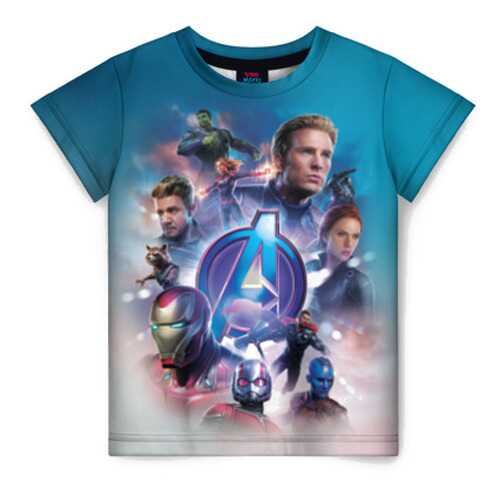 Детская футболка ВсеМайки 3D Avengers, р. 164