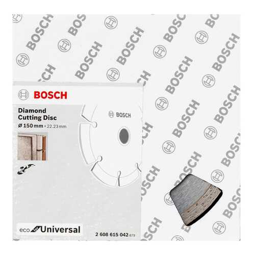 Диск алмазный отрезной Bosch ECO Universal 150-22,23 2608615042