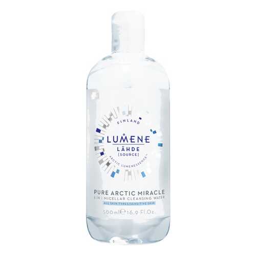 Мицеллярная вода Lumene Lahde Pure Arctic Miracle 3 in 1 Micellar Water 500 мл
