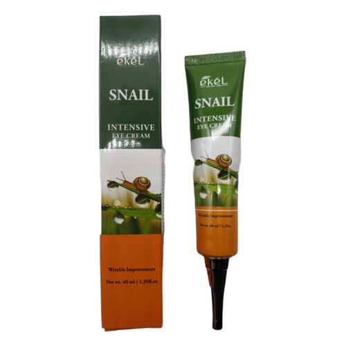 Крем для кожи вокруг глаз с муцином улитки туба Ekel Snail Intensive Eye Cream tube 40 мл