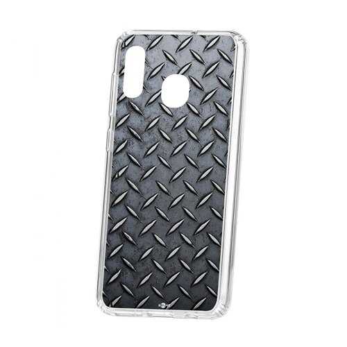 Чехол Kruche Samsung Galaxy A20 2019 Print Сталь