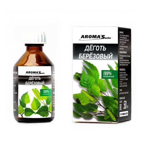 Деготь березовый Aroma Saules, 50 мл